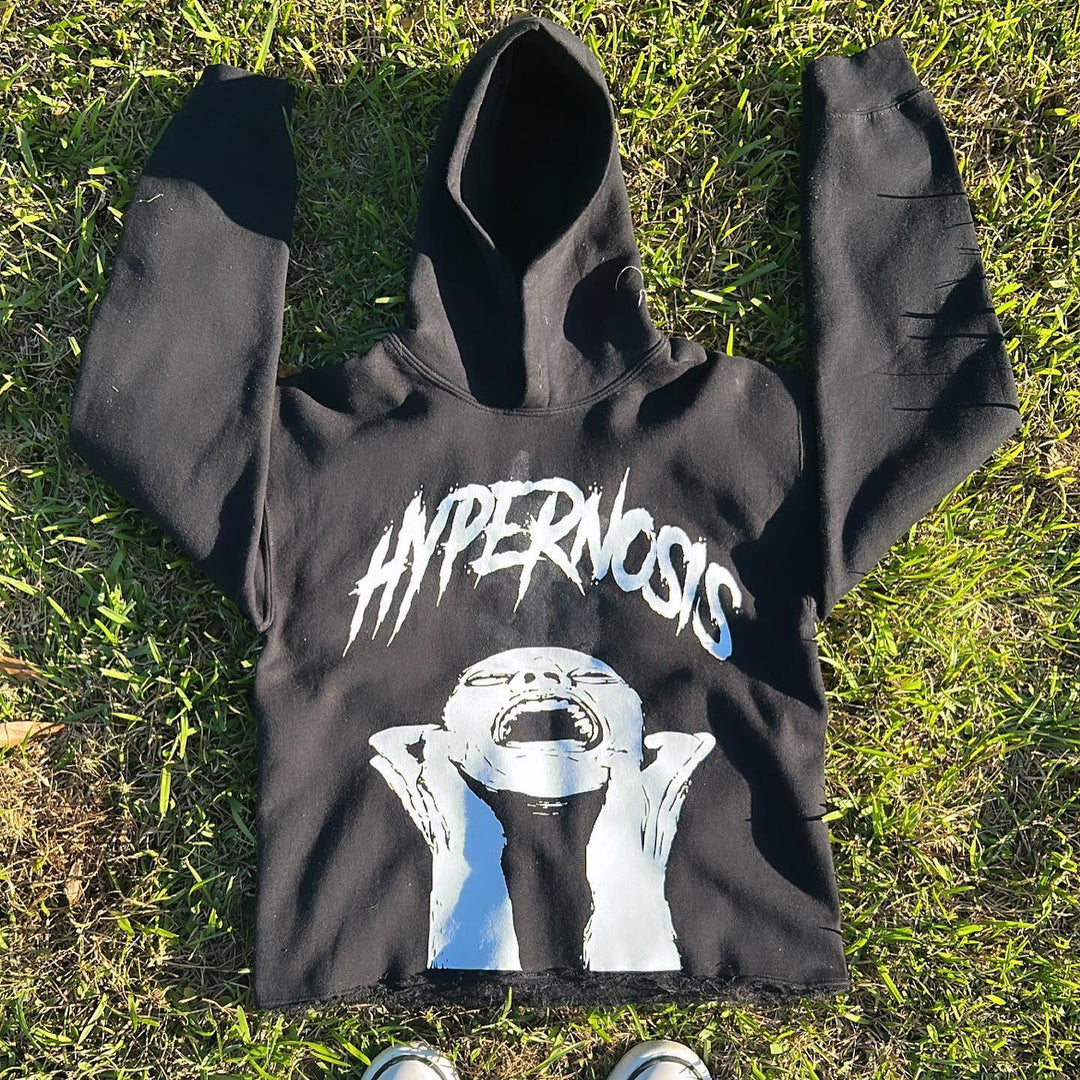 Hypernosis printed casual street hoodie
