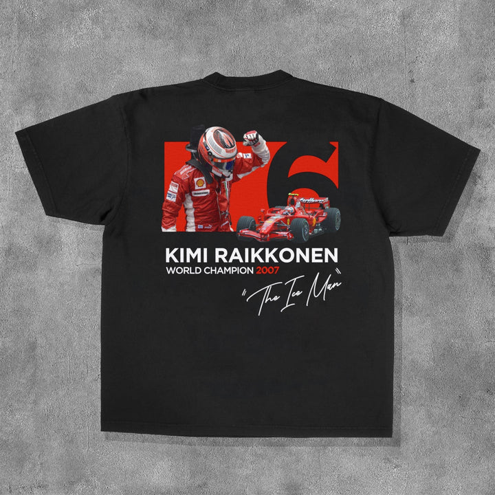 No.6 Racing Print Short Sleeve T-Shirt