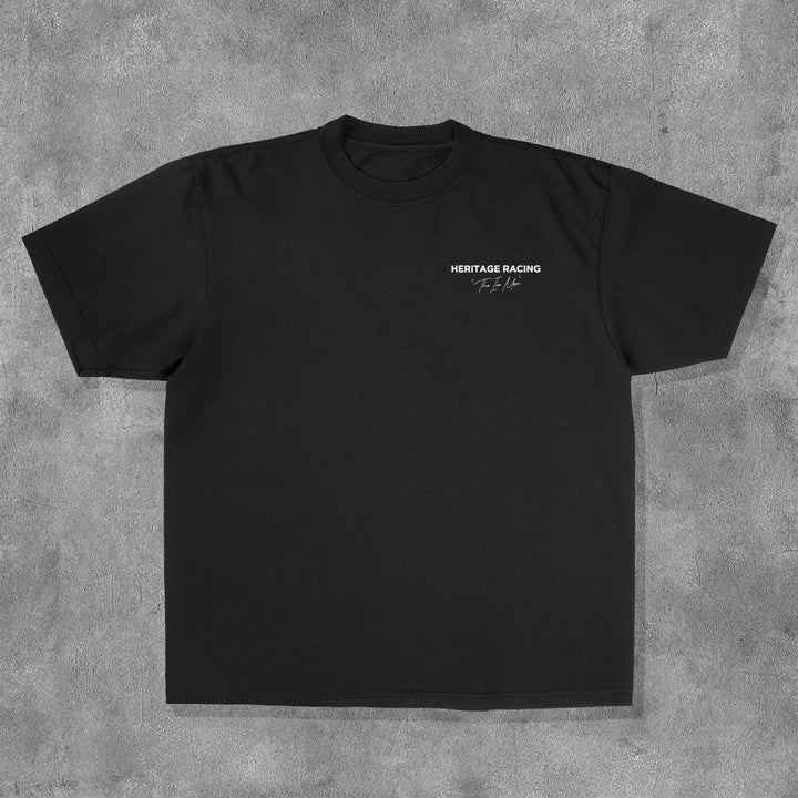 No.6 Racing Print Short Sleeve T-Shirt