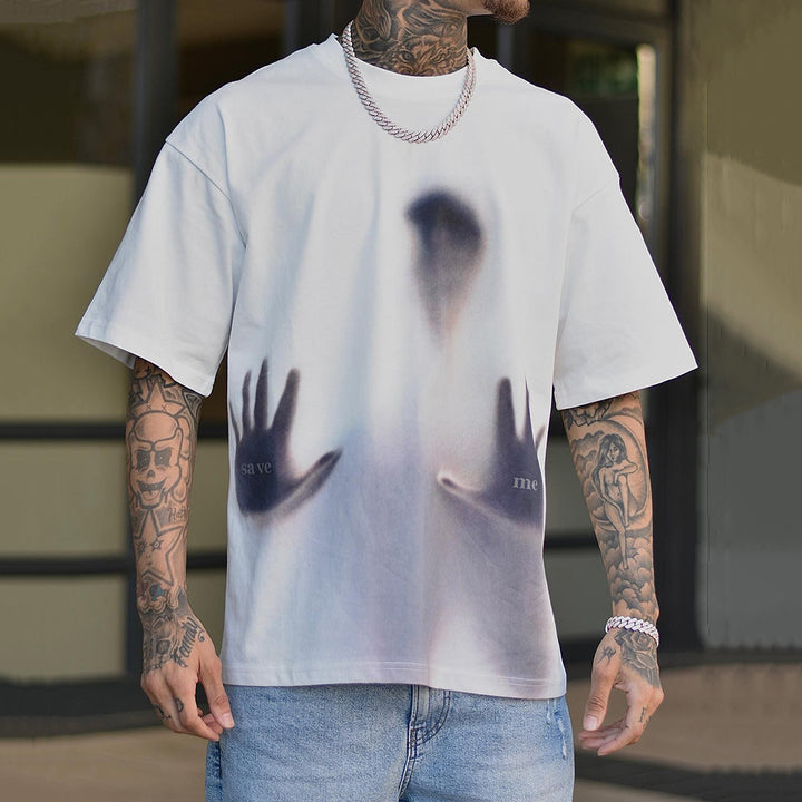 Save Me Print Short Sleeve T-Shirt