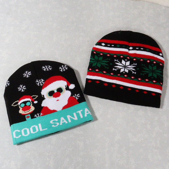 Christmas warm knitted hats for men and women