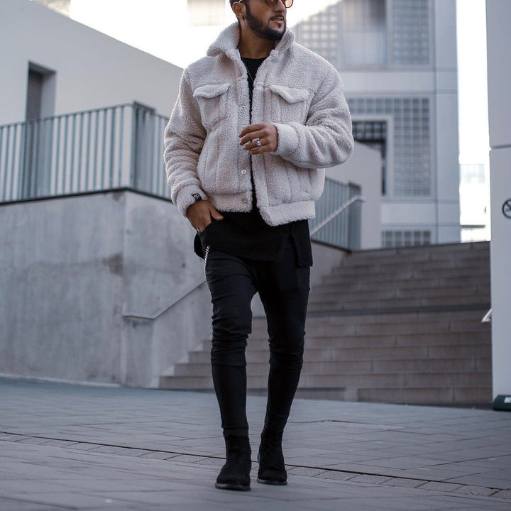 Casual fleece jacket