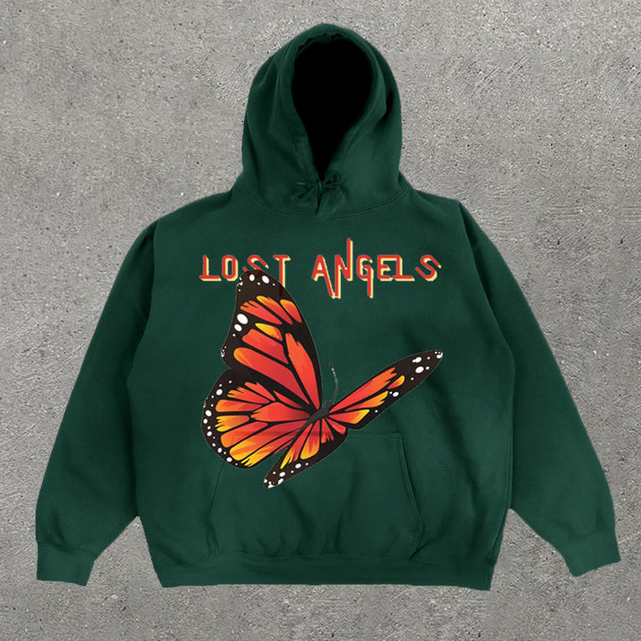Fashion Print Long Sleeve Hoodie