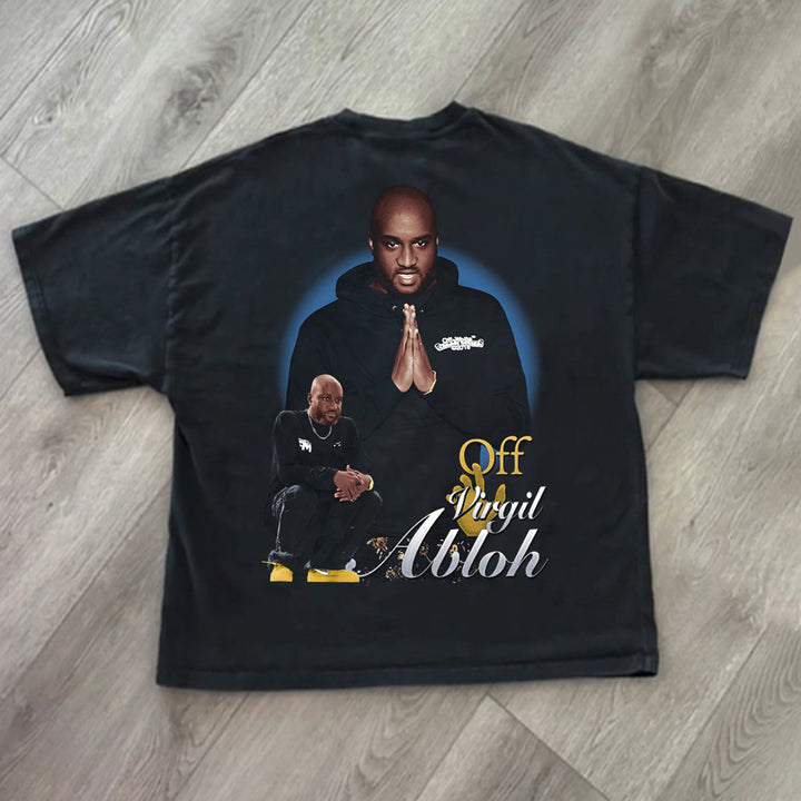 Virgil Print Short Sleeve T-Shirt