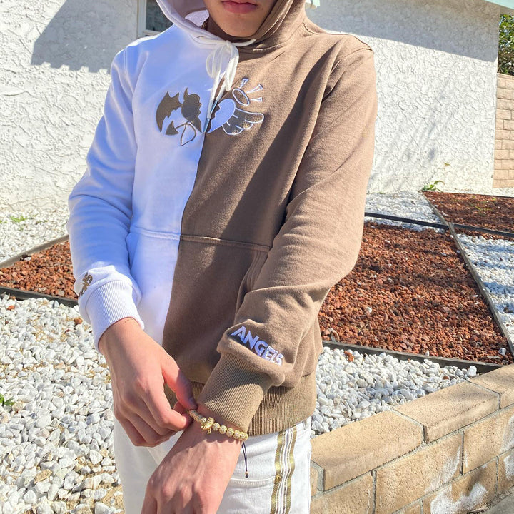 Casual Retro Street Patchwork Long Sleeve Hoodie