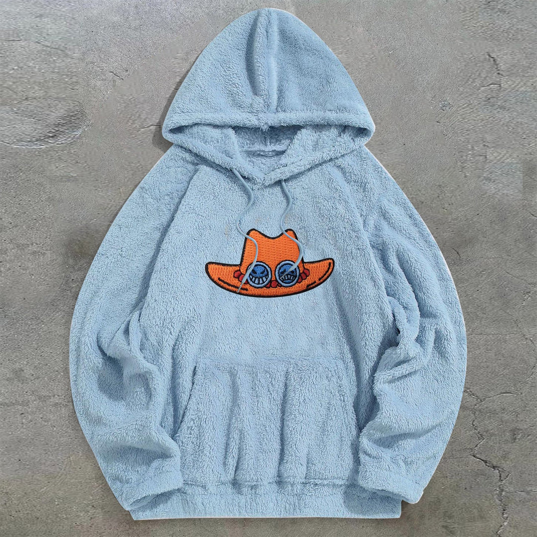 One Piece Graphic Casual Plush Hoodie