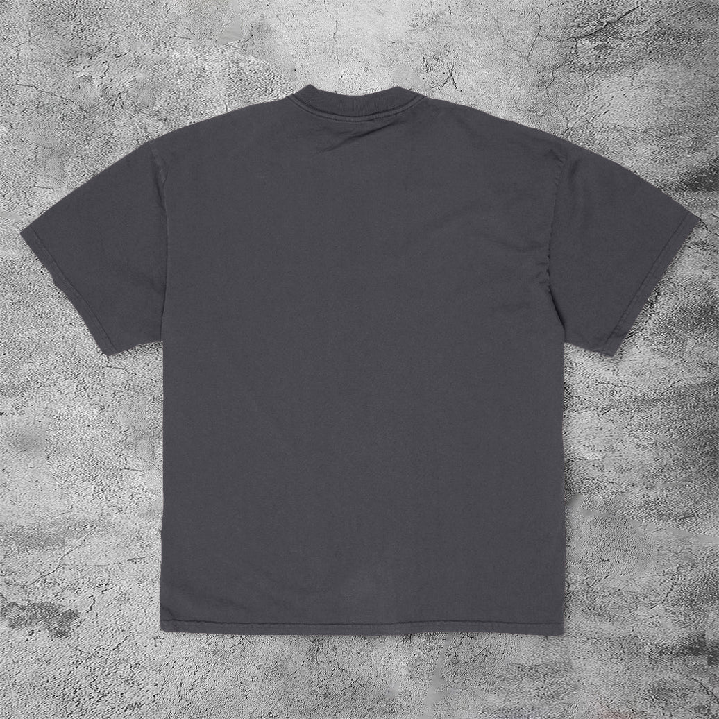 Vintage print trendy street T-shirt