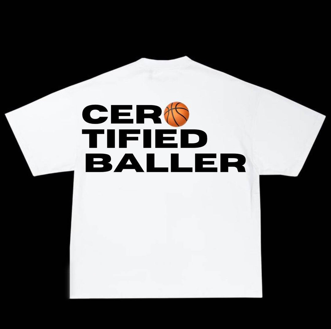 Street Sports Rap Print Cotton T-Shirt