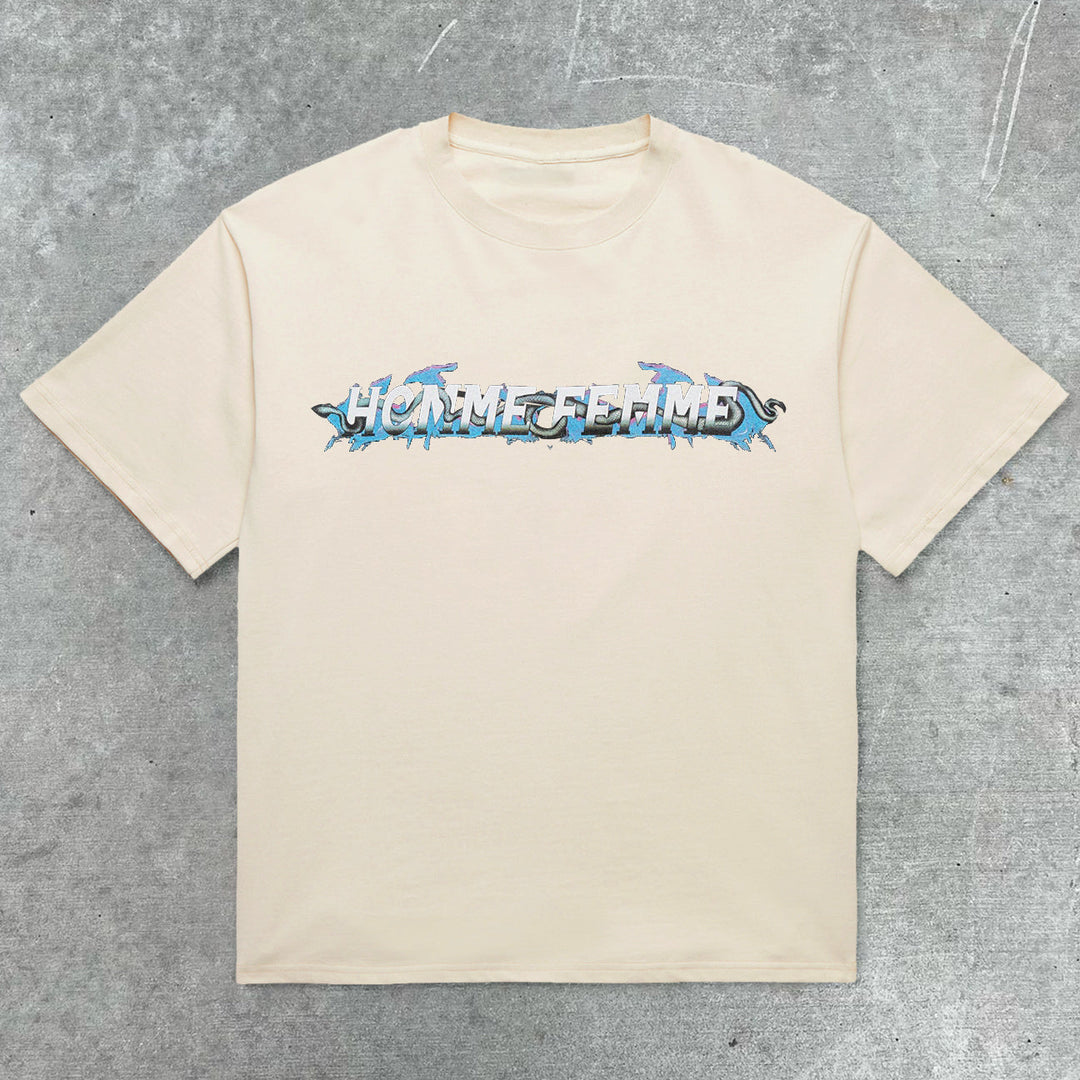 Retro Street Hip Hop Short Sleeve T-Shirt