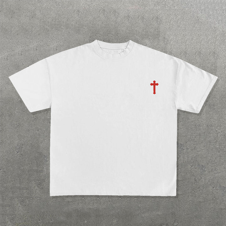 Trust God Always Print Short Sleeve T-Shirt