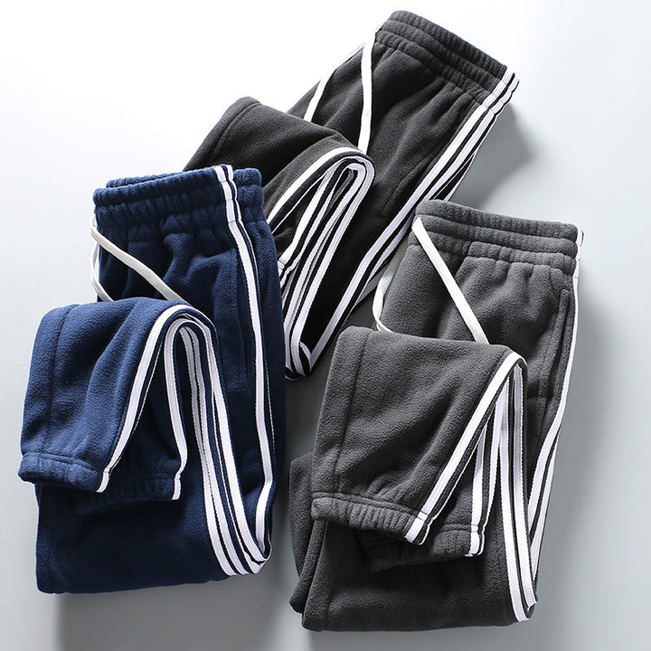Striped Fleece Sweatpants