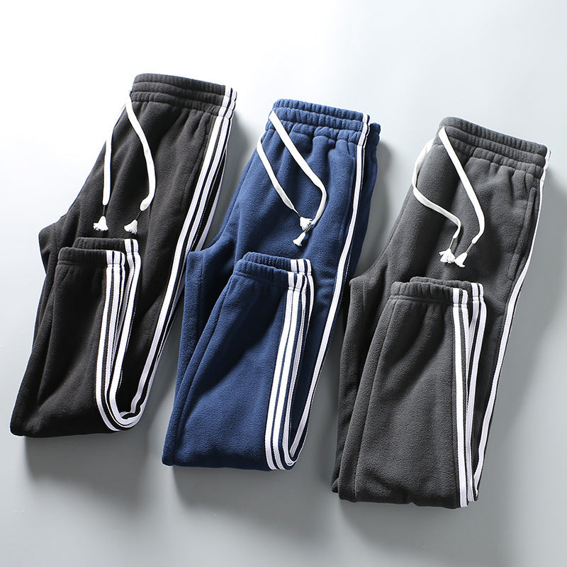 Striped Fleece Sweatpants