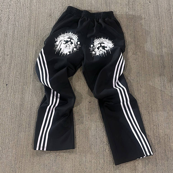 Jesus Casual Street Stripe Sweat Pants