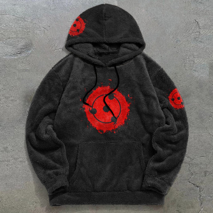 Vintage Fashion Graphic Plush Hoodies