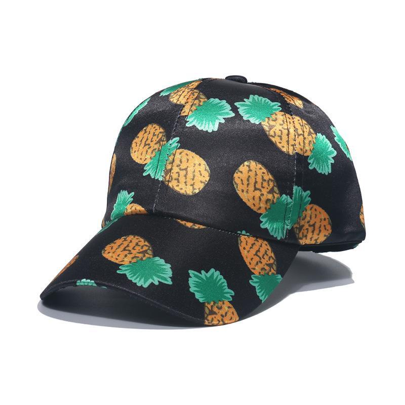Fashion peaked cap yellow butterfly print baseball cap sunshade
