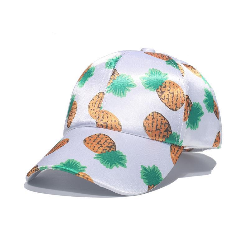 Fashion peaked cap yellow butterfly print baseball cap sunshade