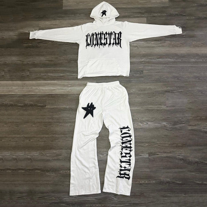 Casual Street Print Sport Two-Piece Suit