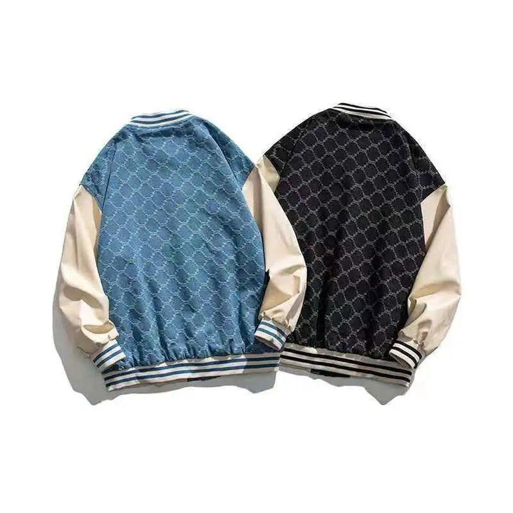 Retro personality original loose sweater letter embroidery baseball uniform jacket