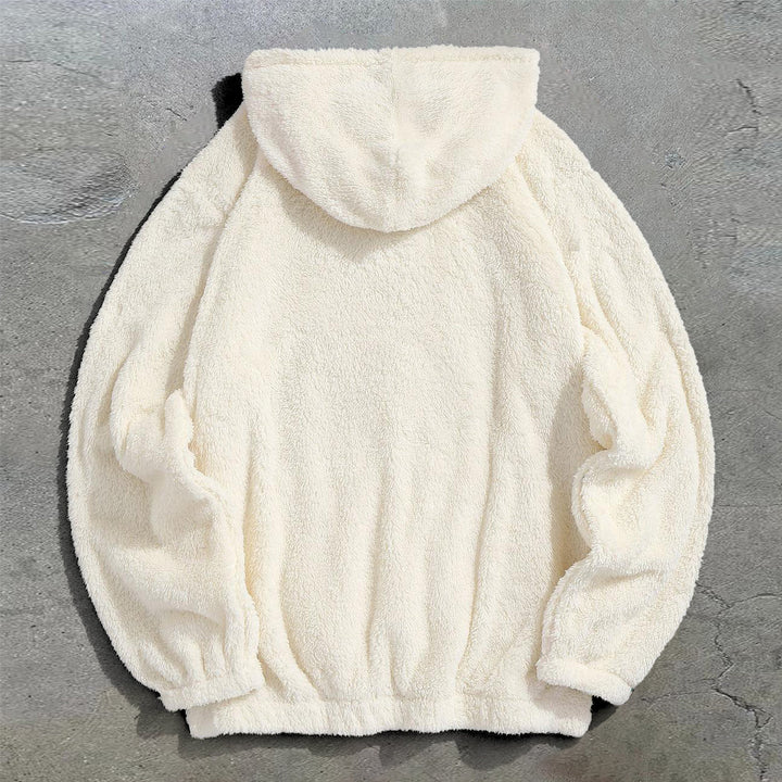 Trendy brand One Piece print casual plush hoodie