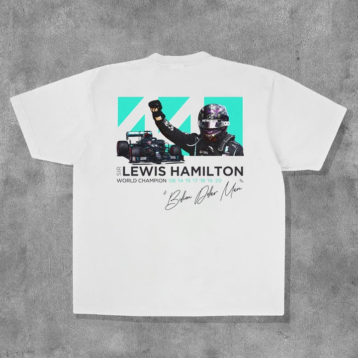 No.44 Racing Print Short Sleeve T-Shirt