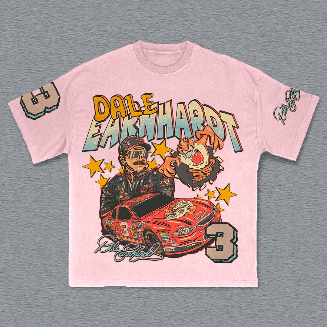 Racer No. 3 Print Short Sleeve T-Shirt