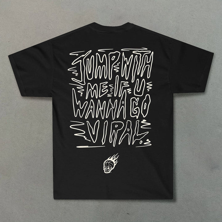 Retro Fire Hip Hop Fashion Sports T-Shirt