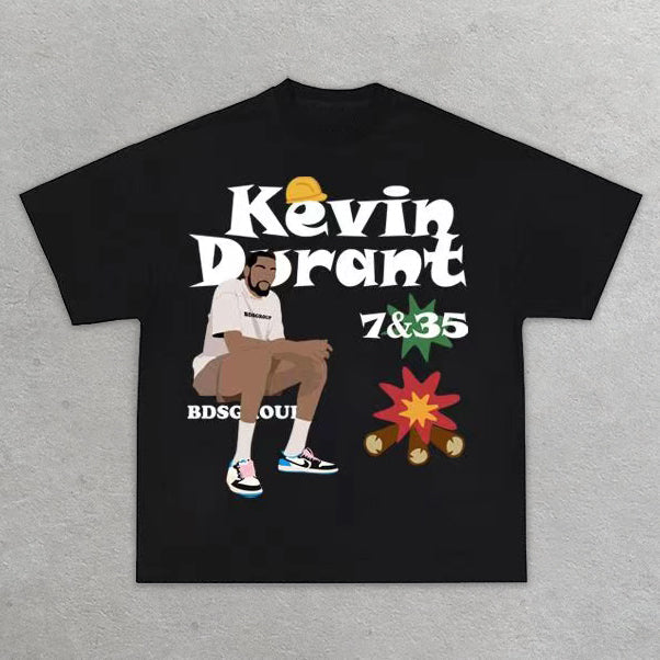 Casual street Sports graffiti T-shirt
