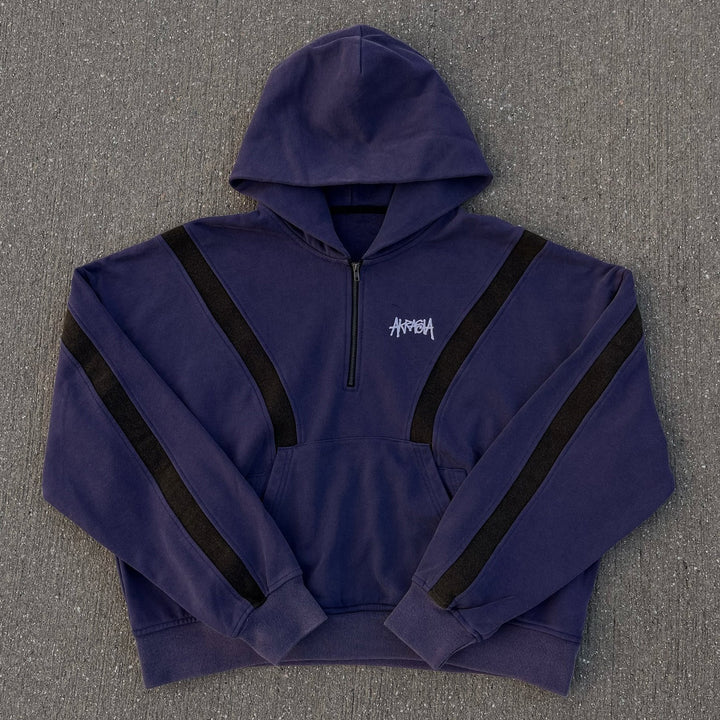 Letters Splicing Print Long Sleeve Hoodies