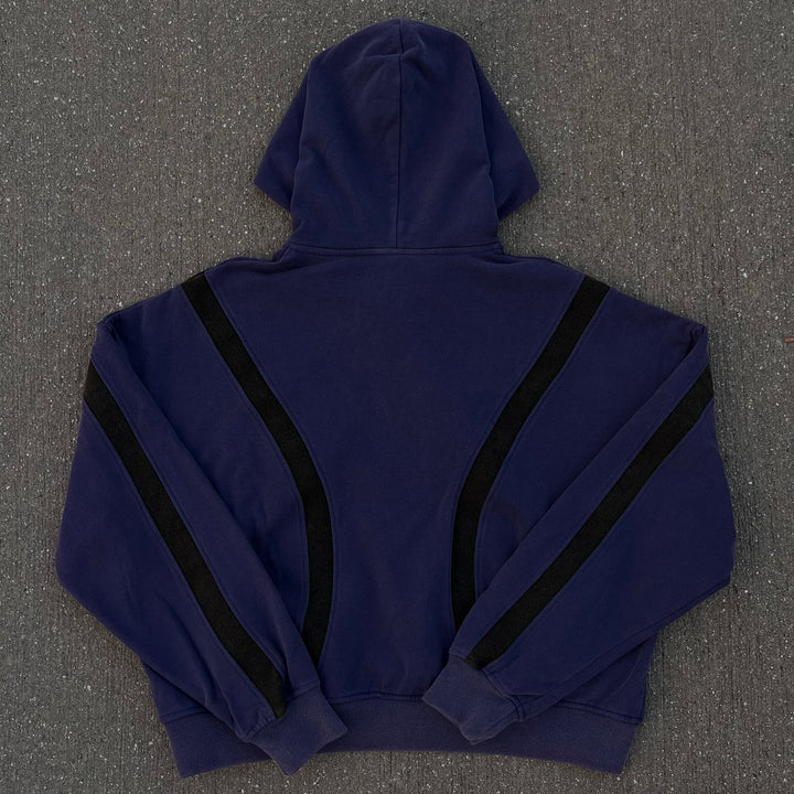 Letters Splicing Print Long Sleeve Hoodies