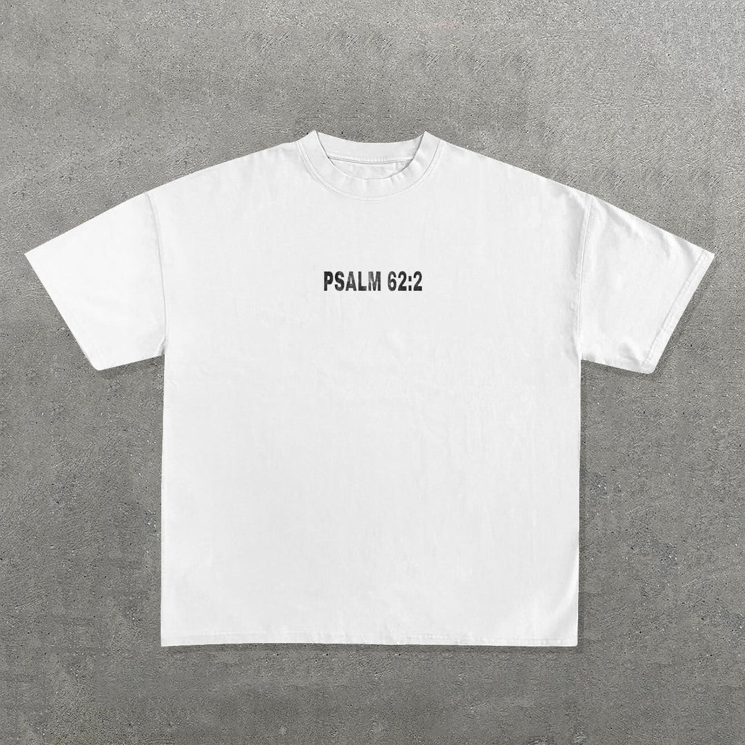 Psalm 62:2 Print Short Sleeve T-shirt