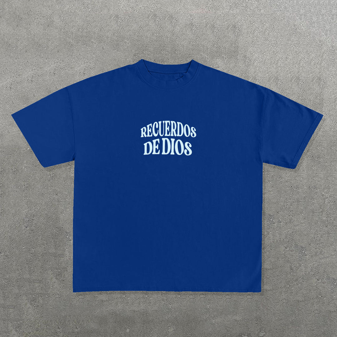 TEN FE DIOS LO HARÁ Print Short Sleeve T-Shirt