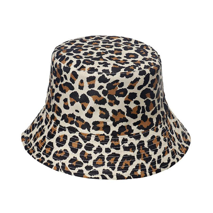 Starry sky, moon and five-pointed print sun-shield fisherman hat