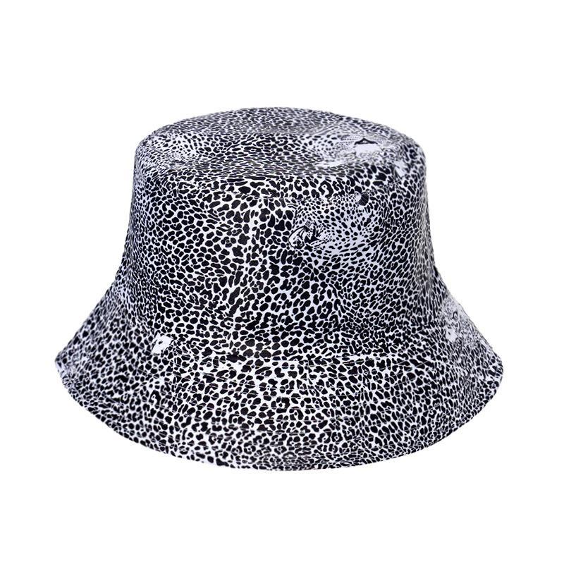 Starry sky, moon and five-pointed print sun-shield fisherman hat