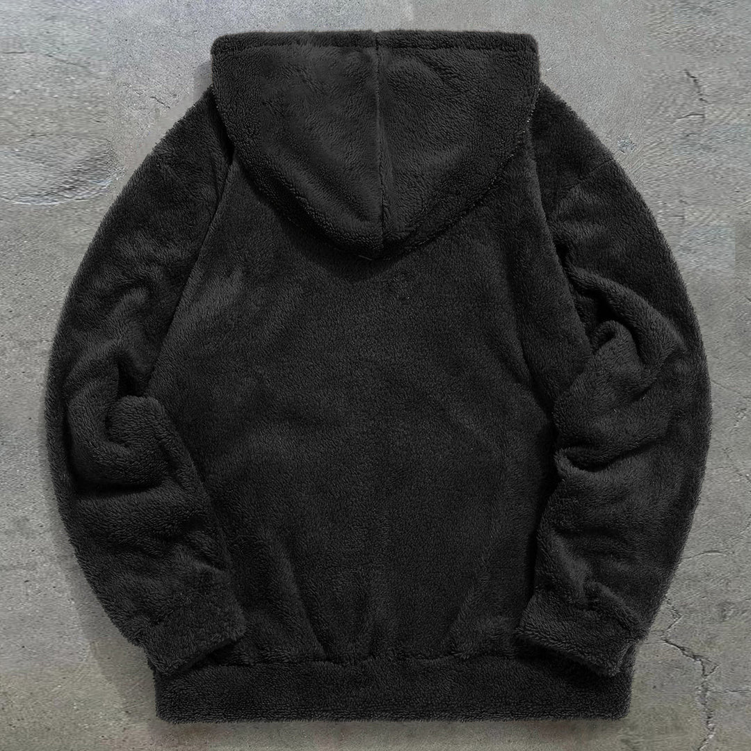 Tide brand retro street plush fashion hoodie