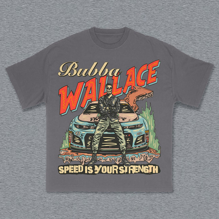 Racer Print Short Sleeve T-Shirt
