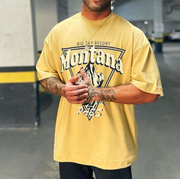 MONTANA Graphic Print Short Sleeve T-Shirt