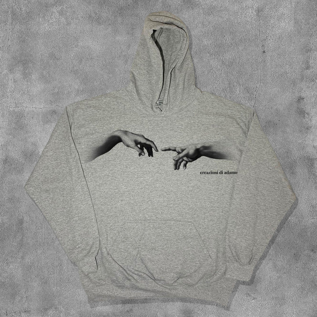 Casual Renaissance Print Long Sleeve Hoodies