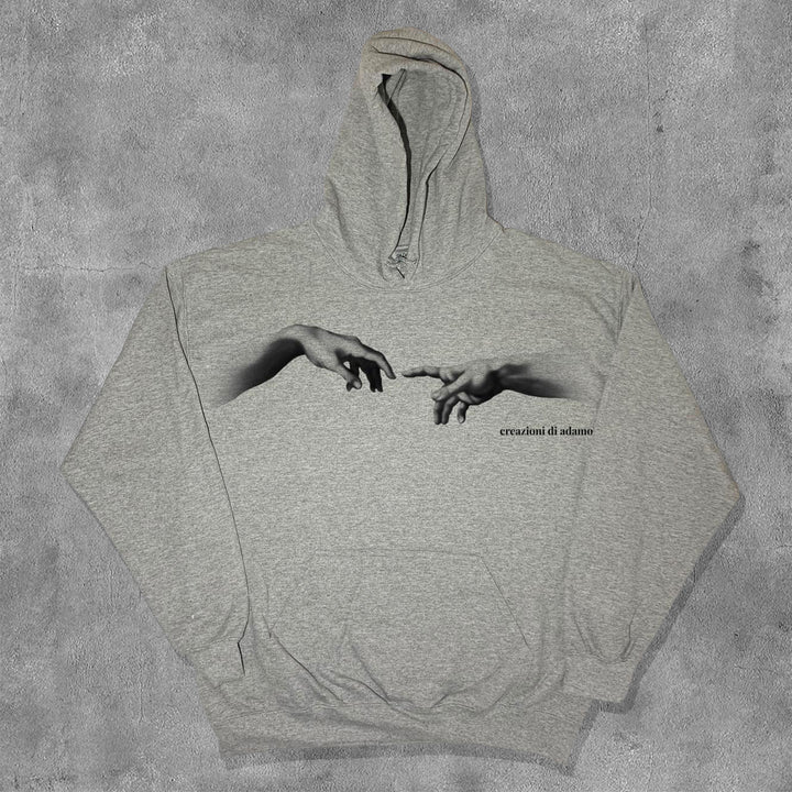Casual Renaissance Print Long Sleeve Hoodies