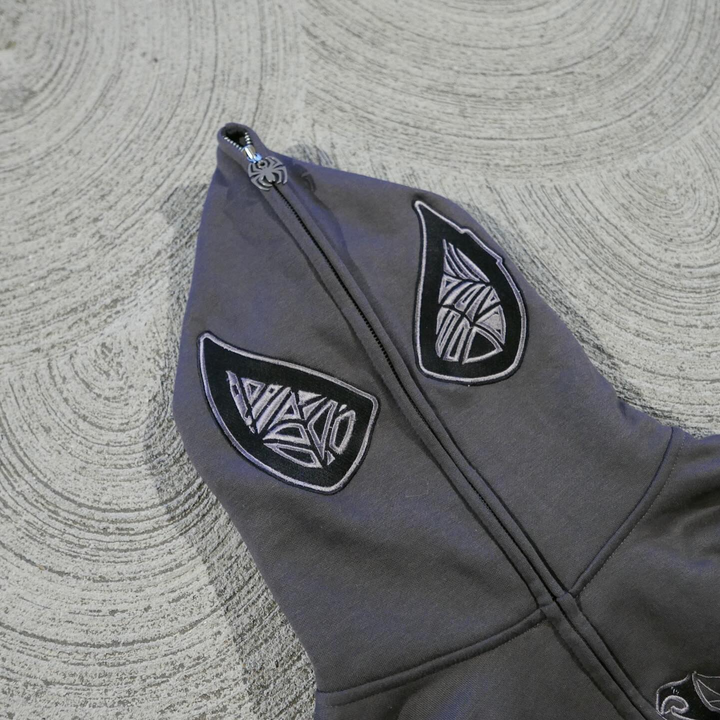Spider Full Zip Statement Hoodie