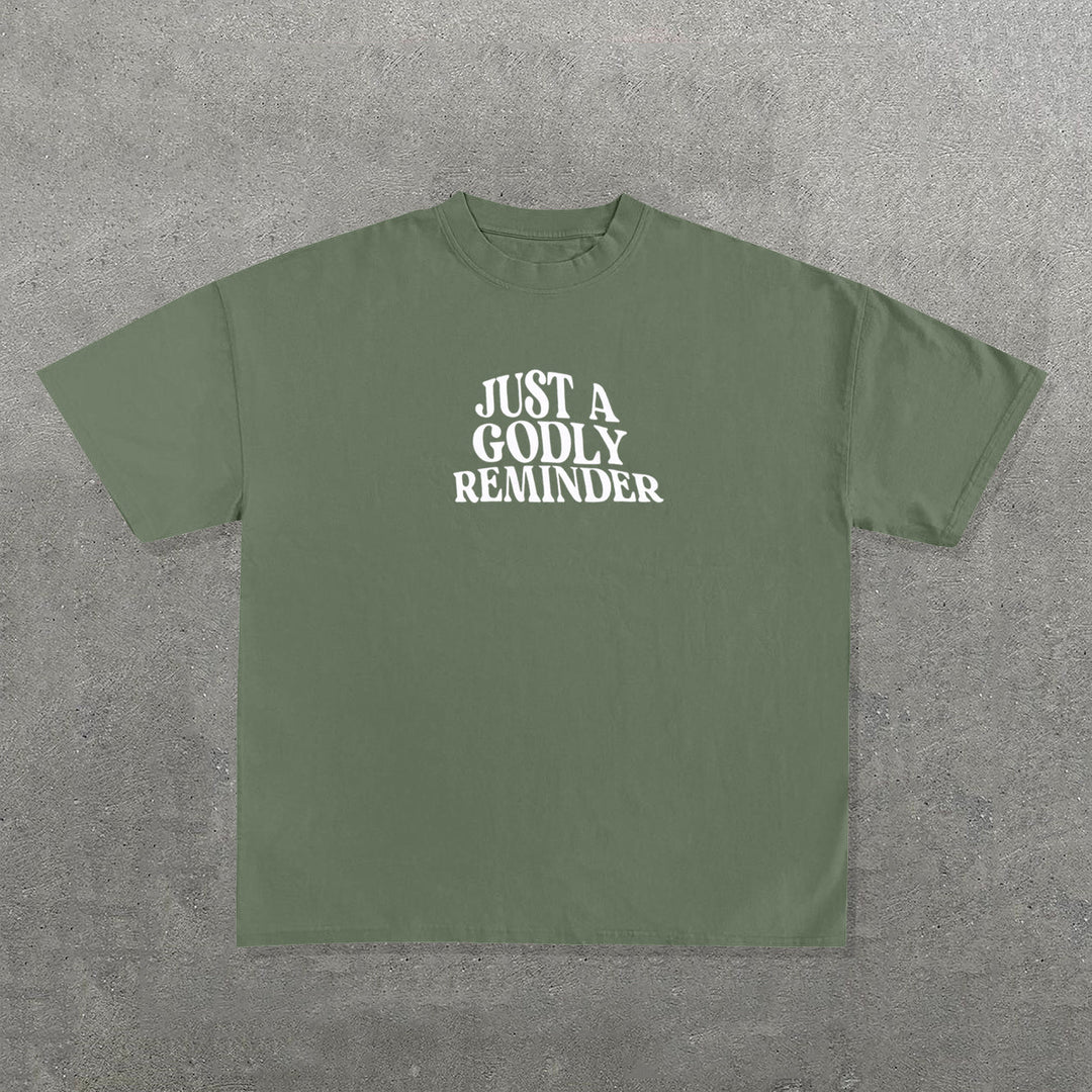 God Is More Than Able Print Short Sleeve T-Shirt