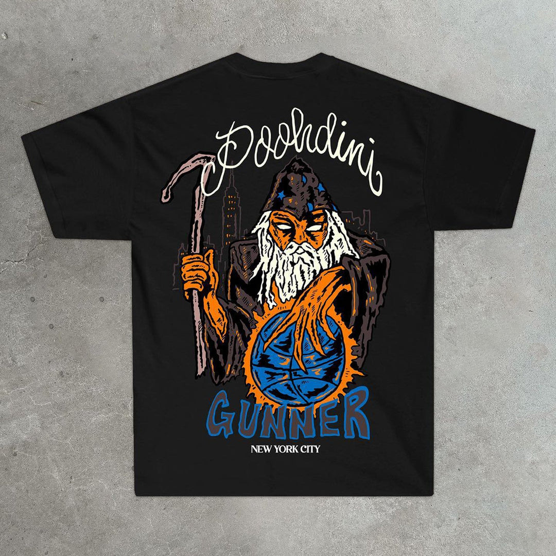 &quot;Magician&quot; casual street Sports T-shirt