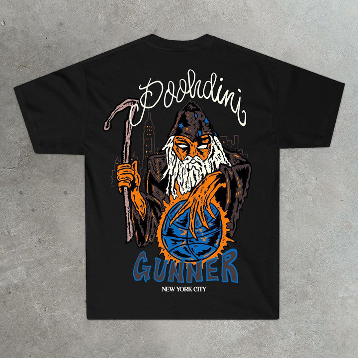 &quot;Magician&quot; casual street Sports T-shirt