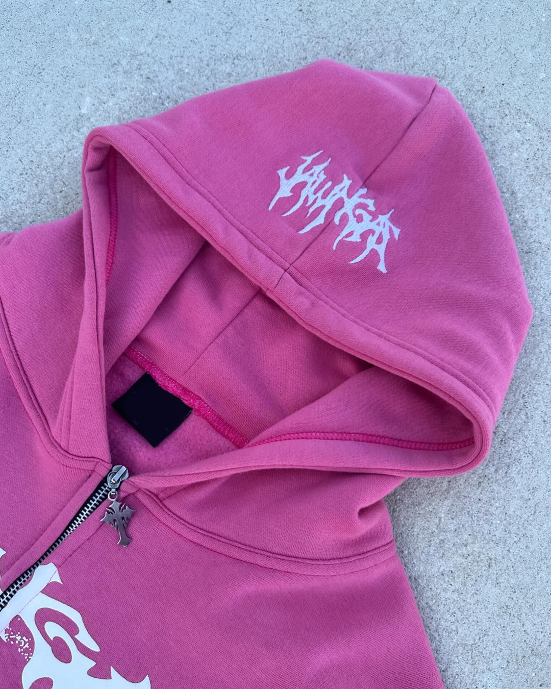 Statement Zip Oversized Hoodie