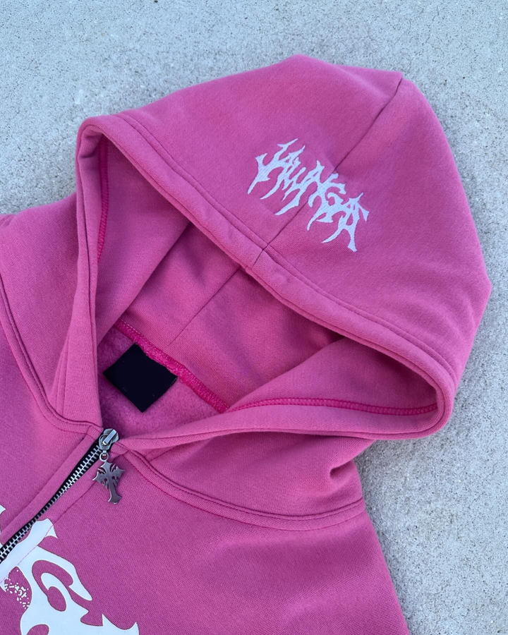 Statement Zip Oversized Hoodie