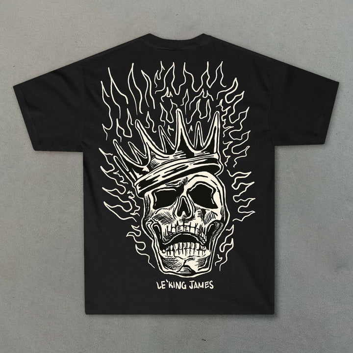 Street Sports print hip-hop T-shirt